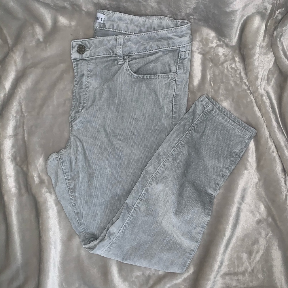 Off grey corduroy pants